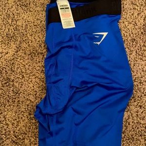 Gymshark blue medium workout tights